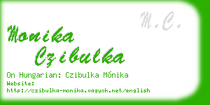 monika czibulka business card